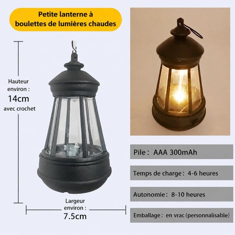 Lanterne solaire décorative chien grand modèle LED extérieure étanche IP55 jardin 7,5 × 7,5 × 14 cm 600 g réf 7518 7,5 × 7,5 × 14 cm 600 g – Livraison gratuite