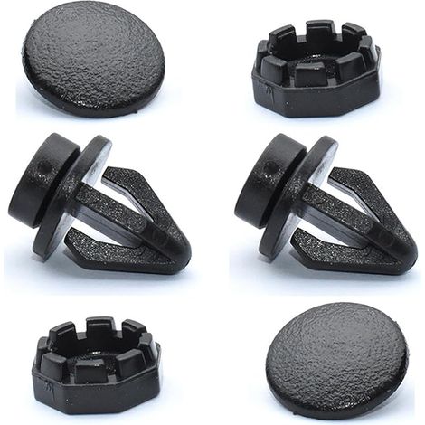 Lot de 2 Clip Fixation Plage Arriere, Clips de Tablette de Rechange 799161KA2A, Supports de Fixation de Bagages Arrière Compatible avec Nissan juke 2010-2014 (Noir) (1/5)