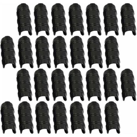 Sollbry 30pcs 32mm Serre Clips,Pinces à Tuyau pour la Fixation des Housses au Jardin Serres,des Films,des Plantes (1/5)