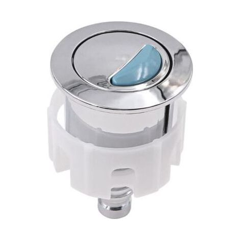 Bouton Poussoir Double Chasse d'Eau (Rond), remplacement pour réservoir standard, design élégant et fonctionnel pour salle de bain moderne (1/5)