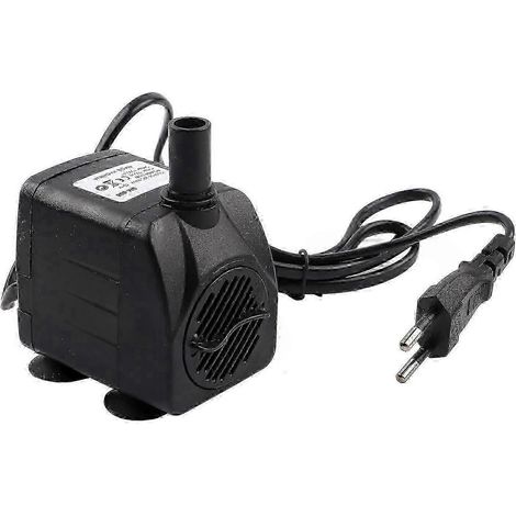 [KK] Pompe à eau submersible ultra silencieuse 1000 l H 15 W pour aquarium, bassin, fontaine, prise UE (1/4)