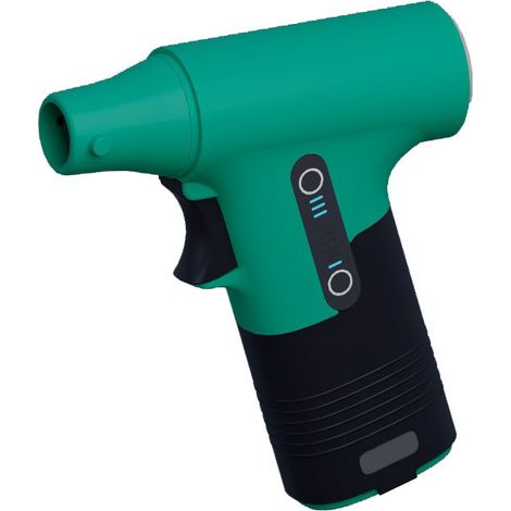 Ventilateur turbo portable 130000 tr/min puissance industrielle, rechargeable compact pour vent fort rapide en extérieur et atelier (1/5)