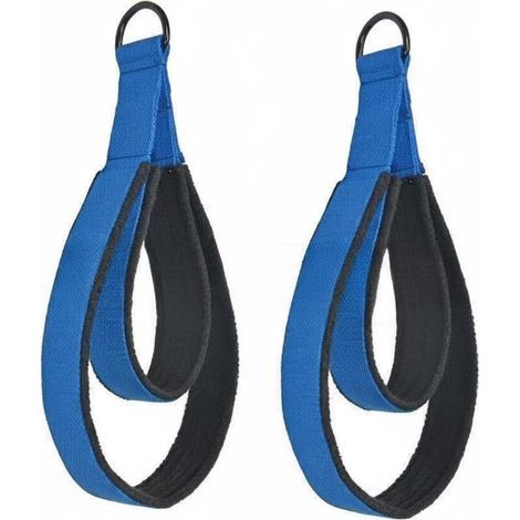Sangles de Poignet Pilates Double Boucle Accessoires Reformer Poignées Polyvalentes Confortables pour Entraînement des Bras et Jambes Adaptées à la Salle de Sport (1/5)