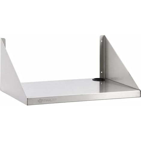 Mahlzeit Edelstahl Mikrowellenregal 60 x 45 cm mit Kabeldurchführung, Mikrowellen Regal, Regal Küche (1/5)