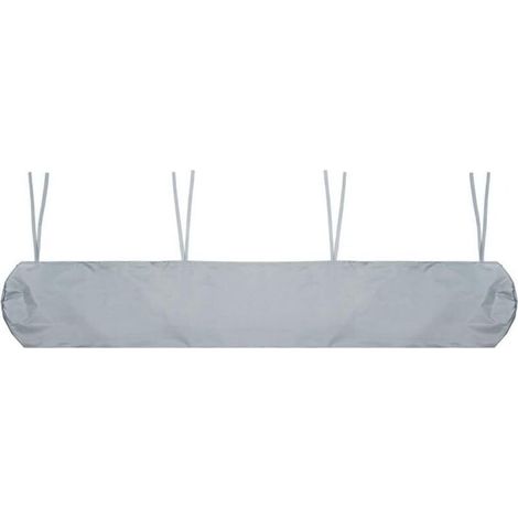 Telo di copertura per tendalino, borsa protettiva impermeabile per tendalino, borsa portaoggetti per patio/giardino, protezione UV (4 metri, grigio)