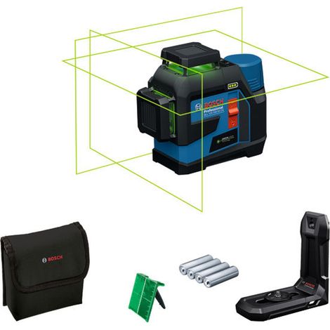 Bosch Linienlaser GLL 12V-100-33 CG + Universalhalter LB 10 in Tasche