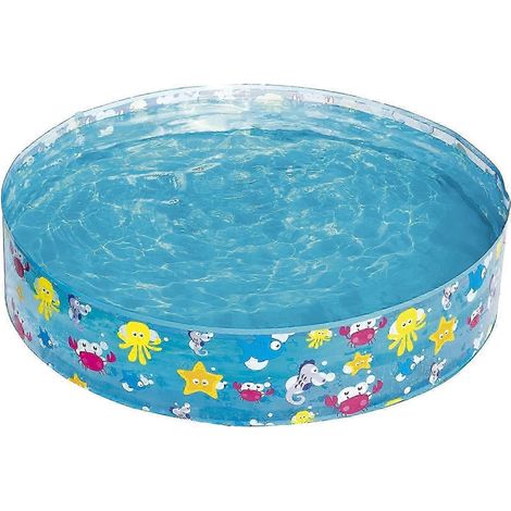 pataugeoire pour enfants sur le thème marin, piscine gonflable hors sol, piscine extérieure de jardin (1/5)