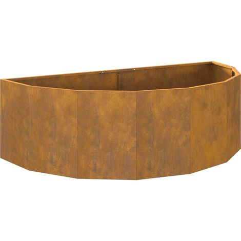 Jardinière Rouillé 120 x 60 x 35 cm CFW853983 (1/5)