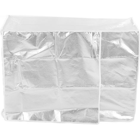 Housse de Protection Imperméable pour Climatiseur Extérieur 80x30x57 cm, Anti-UV et Résistante aux Intempéries (1/5)