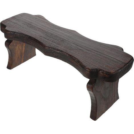 Tabouret de Canapé Bois Massif Portable Petit Tabouret pour Lits Hauts Bureau ou Maison (1/5)