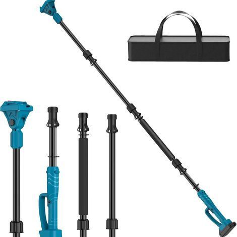 2m Extension Pole for Cordless Electric Pruner, Heavy Duty and Lightweight Aluminum Alloy Telescopic Pole for Electric Pruner, Pruner Not Included (1/5)