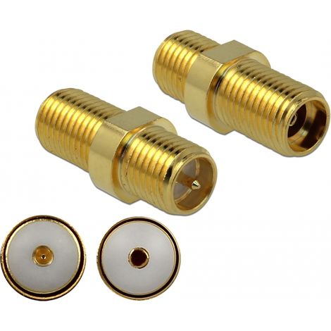 Delock Adaptador SMA hembra a RP-SMA hembra 3 GHz