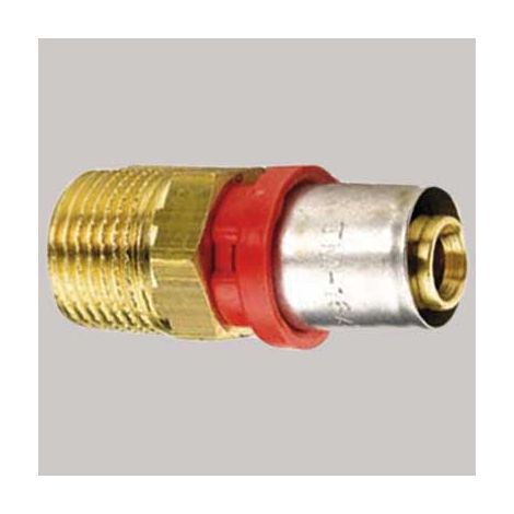 RACCORDO DIRITTO MASCHIO A PRESSARE TIEMME  40 x 11/4     TIEMME