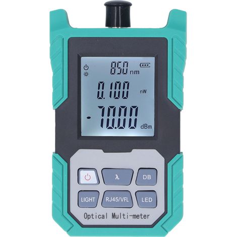 Mini misuratore di potenza ottica, tester per cavi in fibra ottica, multimetro ad alta precisione con luce LED -70 +10dBm. (1/5)