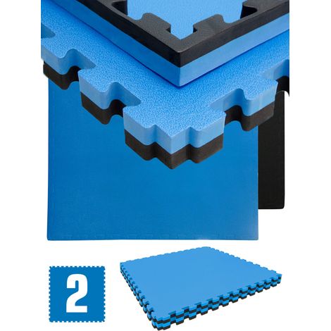 1.6mq Tatami Judo 4cm - 2 Tappetini Palestra Puzzle 90x90cm Tappeto Fitness