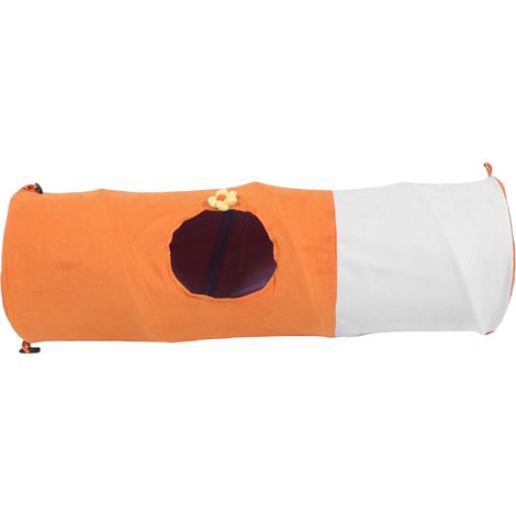 Tunnel pour Chat - [Marque] - Modèle Pliable - Tissu Oxford et Fil d'Acier, Grande Taille, Jouet Interactif Intérieur pour Chaton et Chien (1/5)