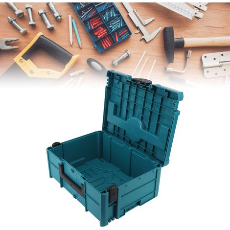 Boîte de rangement portable F2 pour outils, idéale pour les bricoleurs et les garages - Boîte de rangement modulaire multifonctionnelle pour le rangement des pièces de quincaillerie. (1/5)