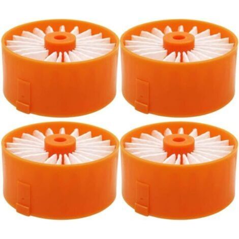 Filtre pour aspirateur sans pour SCHWARZ + DECKER POWERSERIES pour outils de remplacement pour BSV2020G Accessoires de balayeuse (lot de 4 unités) (1/5)