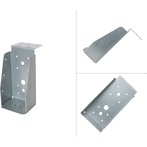 Sabot aile intérieure avec lèvre galvanisé pour poutres de 7,5 x 15 cm - Par pièce (1/5)