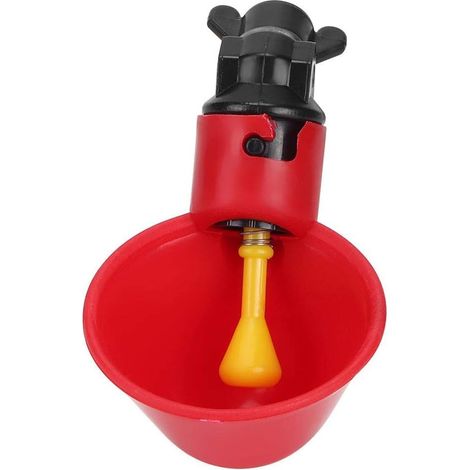 Ensemble de 10 abreuvoirs pour cailles rouges et poulets, pour l'hydratation quotidienne en cages, poulaillers ou élevages domestiques.-AquaForge (1/5)