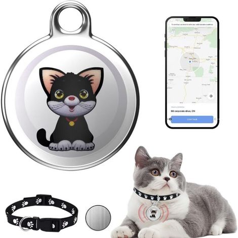 Mini GPS tracker for cats and dogs, pet tracker for cats and dogs with no monthly fees
