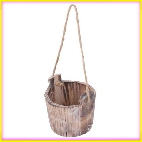 keenso Planteur de baril Pots de Fleurs Rustiques, Pot de Fleurs Innovant et Respirant de Style Vintage pour Bureau piscine gazon (1/5)