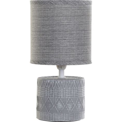 Lampe en grès grise 26.5 cm (1/2)