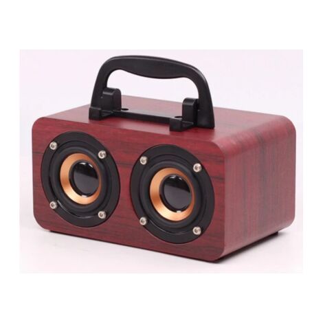 1509077mm Bluetooth Portable Audio Mini Haut-Parleur Bluetooth Sans Fil (Grain de Séquoia) (1/4)