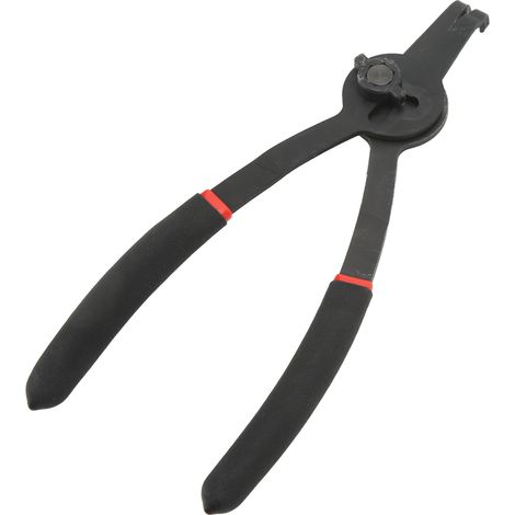 Pince à circlips externe de 23 cm (9 pouces), poignée ergonomique, conception universelle, adaptée aux secteurs de la réparation automobile et de la mécanique, angle de 90°. (1/5)