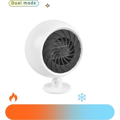 Ventilatore riscaldatore per auto da 12 V per parabrezza auto, riscaldamento rapido, sbrinatore, antiappannamento, rotazione a 360°, spina portatile (1/4)