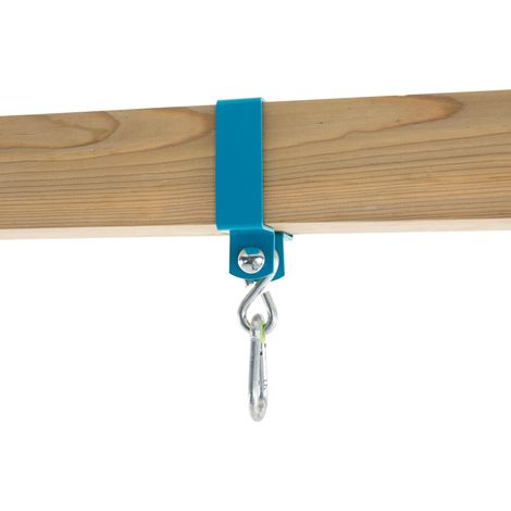 Collier oscillant bois carrés 9x9 cm pour balançoires et sièges bébé