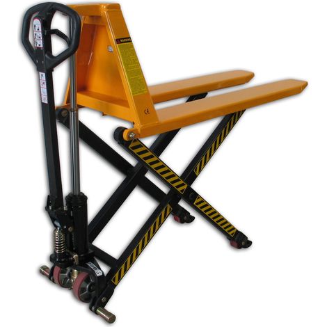 qteck Scherenhubwagen SHW 1140mm Gabellänge 85-820mm Hubhöhe 1000kg Tragkraft (1/5)