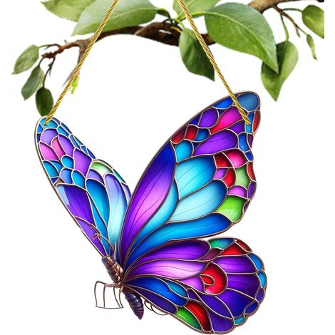 Sonnenfänger Vogel Sonnenfänger gebeizte Vögel Ornament (1/5)