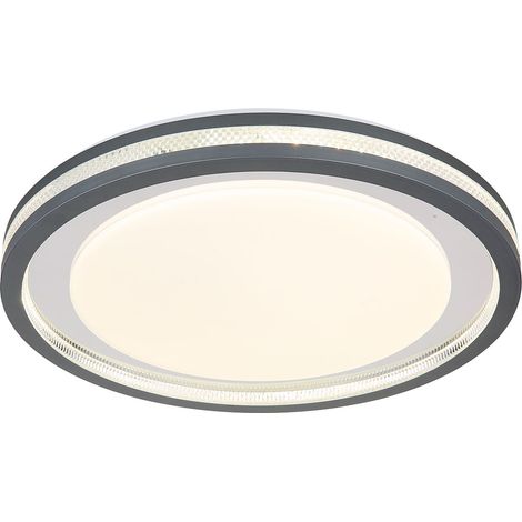 Globo - plafón - Terpsa - blanco - metal - Ø 48cm - LED -
