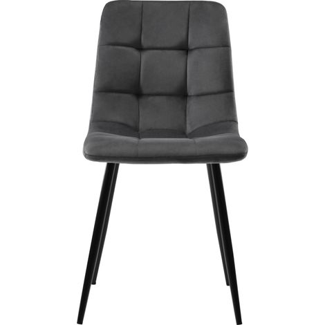 Ensemble salle à manger 5 pièces avec table ronde 100 cm, plateau MDF blanc effet marbre et pieds métalliques dorés, 4 chaises en velours gris foncé (1/5)