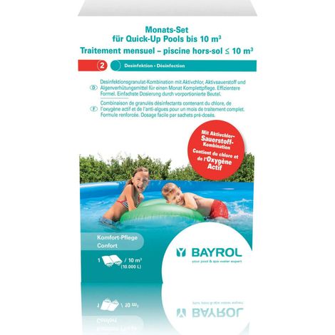 Trattamento per piscina fuori terra 10m3, 0,6kg.