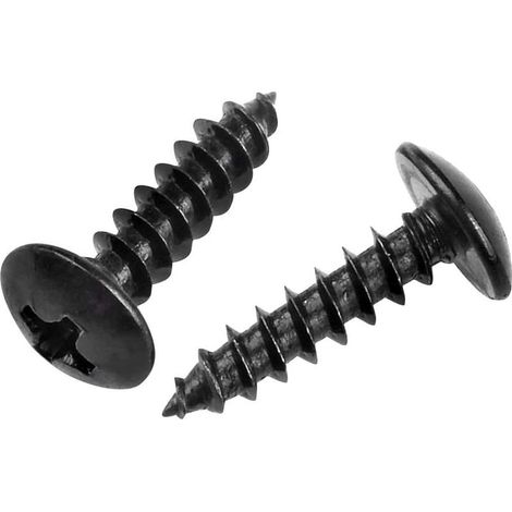 Vis à bois autotaraudeuses 50 pcs – Acier au carbone M4 x 30 mm – Tête cruciforme, ronde, champignon – Fixation robuste pour menuiserie (1/5)