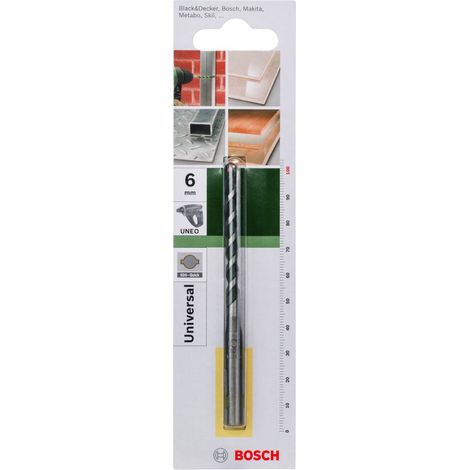 Bosch Accessories  2609256913  Mehrzweckbohrer  6 mm Gesamtlänge 100 mm SDS-Quick 1 St. (1/2)