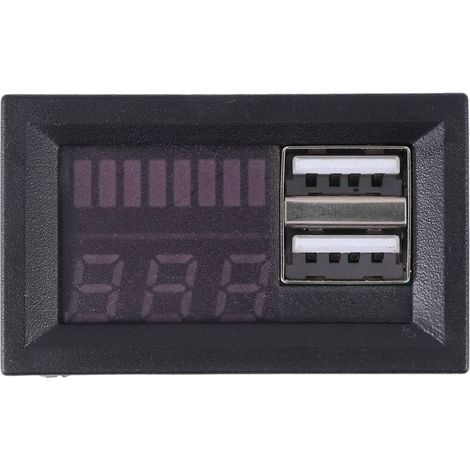 Voltmetro digitale da 12,6 V con display a LED rosso per batterie di veicoli (1/4)