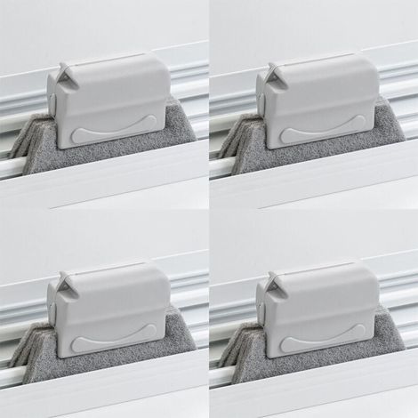 cepillos multifuncionales para ranuras de ventanas, para puertas, ventanas y baños (gris) (1/5)