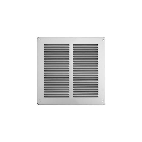 GRIGLIA IN METALLO DA SOVRAPPORRE CON RETE L. 240 X H. 240 MM Alluminio Argento (1/3)