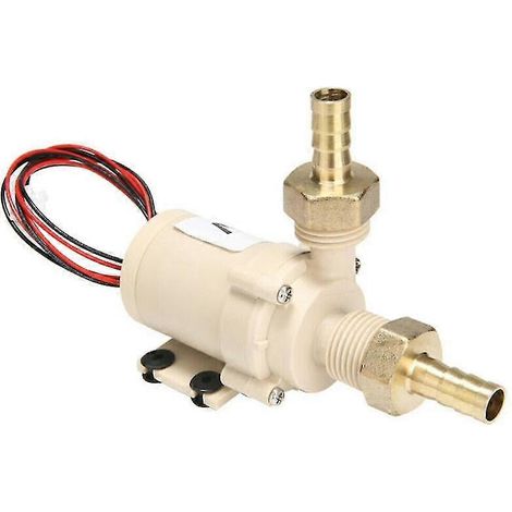 Pompe à eau solaire étanche sans balais 12 V, interface filetée 1/2" NPT BSP, faible consommation d'énergie. (1/5)