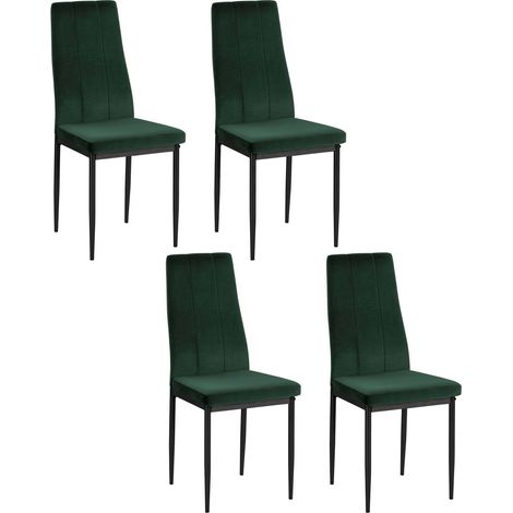 Chaise 4 Pack Vert foncé (1/4)