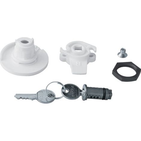 Bouton verrou clé 455 - ENVELOPPES HAGER FZ453N