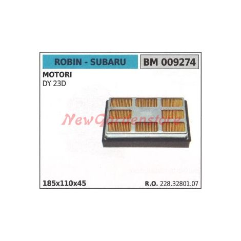 Filtro de aire ROBIN para motor de cortacésped DY 23D 009274