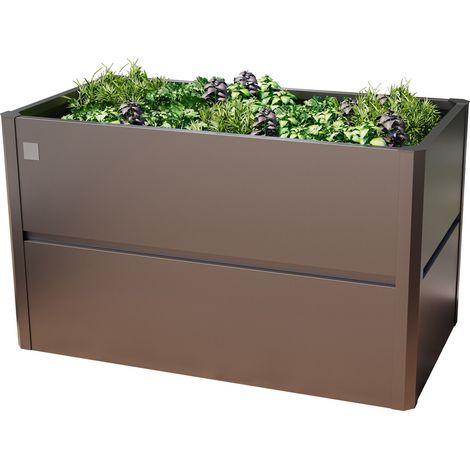 PRIMEYARD 150 x 85 x 77 cm Orto rialzato THEO, acciaio, antracite metallizzato (1/5)