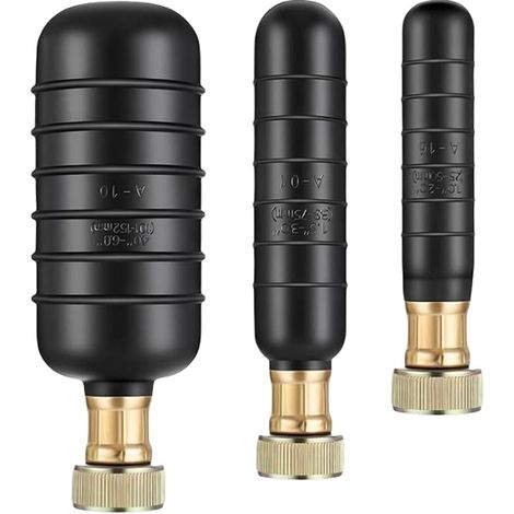 Set mit 3 Abflussreinigungsblasen für Waschbecken im Badezimmer und in der Dusche beseitigt hartnäckige Verstopfungen in Hauptabflüssen und Küchenspülen.