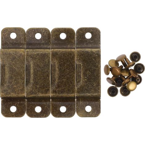 Clip porte-mètre ruban fer doré, pour ceinture et menuiserie (1/5)