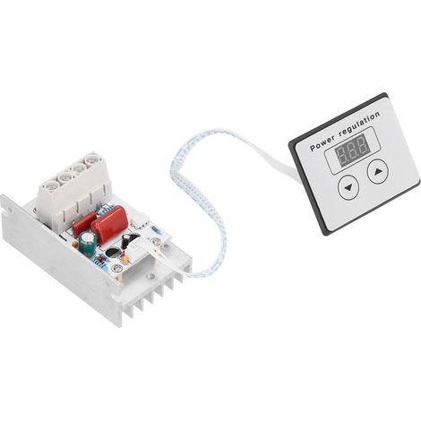Régulateur de Tension Numérique Super Puissant 10000W, Thyristor AC 220V pour Contrôle de Voltage