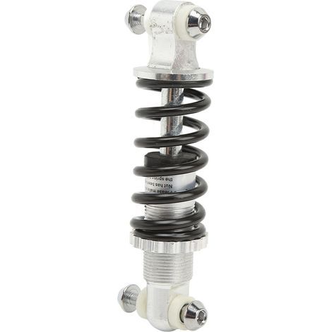 Amortisseur vélo aluminium robuste pour VTT, VAE et vélos électriques, suspension durable.